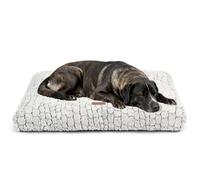 Dog Bed Crate Pad - Soft Fluffy Pet Cushion Mat Anti-Slip Comfy Kennel Pad for Crates