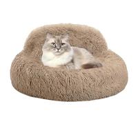 Dog Bed, Cuddler Puppy Pet Beds, Washable Dog Bed, Donut Round Dogs Beds, Washable Pet Sofa With Raised Edges For Indoor Relaxation Living Room Bedroom Play Area Stormy Weather Rest Nighttime Sleep