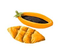 Dog Bed - Eggplant Pet Crate Bd | Four Sided Neck Pillow Orthopedic Dog Bed | Washable Warm Pet Nest For Travel Home Indoor Patio Corner Car Crate Garden Camping Kennel Apartment