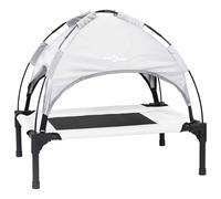 Dog Bed Folding Manual Steel Pet Resting Area Raised Modern Rectangular vidaXL