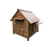 Dog Bed for Large Medium Small Dogs, Big dog House Wooden House Deluxe Pet Home Indoor/Outdoor Wood Cat House Shelter(XL)