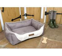 Hound Comfort Bed, Medium ,brown,white,65x50x20cm