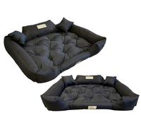 Dog bed KINGDOG 115x95 cm personalized waterproof black