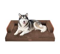 Dog Bed Large Sized Dogs-Orthopedic Waterproof Bed for Dogs,Large Dog Beds with Washable Removable Cover & Non-Slip Bottom