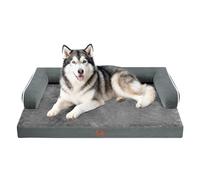 Dog Bed Large Sized Dogs-Orthopedic Waterproof Bed for Dogs,Large Dog Beds with Washable Removable Cover & Non-Slip Bottom
