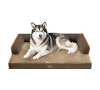 Dog Bed Large Sized Dogs-Orthopedic Waterproof Bed for Dogs,Large Dog Beds with Washable Removable Cover & Non-Slip Bottom