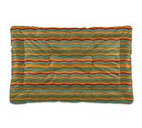 Dog Bed Mat Washable Mat for Dogs for All Seasons-Portable Earth Tone Wave