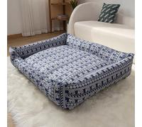 Dog Bed Mattress Large Washable Pet Bed Couch,Removable Dog Bed Cushion with Non-slip Bottom,Soft Dog Bed Cushion for Large Small Dogs (100-130cm,A)