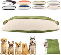 Dog bed medium size dog Dachshund Bed Cave, Nest Dog Beds, Burrow Dog Beds, Doggy Couch for Small Dogs, Machine-Washable Portable Couch for Medium Dogs, Design with Warmth & Comfo(Size:M,Color:Green)