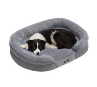Dog Bed Orthopaedic Dog Sofa, Light Grey / 91 x 68 x 18 cm(L x W x H)