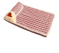 Dog Bed Pet Bed Warm Bed For Small Medium Large Dogs Fleece Pet Pad With Pillow Puppy Cat Cozy Cushion(S2,75x45cm)
