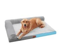 Dog Bed, Pet Couch, Big Puppy Bed, Removable Bolsters Orthopedic Support Spacious Sleeping Area Pet-Friendly Materials Restful Sleep Versatile Pet Bed Heavy-Duty Construction Large Dogs