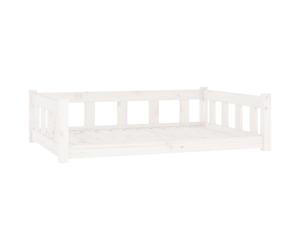 Dog Bed Pet Sofa Cat Bed Dog Kennel with Sidewalls Solid Wood Pine vidaXL