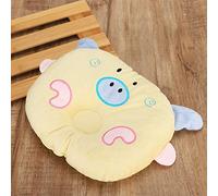 Dog Bed Pillow, Cute Cartoon Pig Animal Shape Neck Support Pet Pillow, Pink, Yellow, Blue for Cat and Dog, Let Your Pet Have More Choices with Convenient and Practical Premium (Yellow)