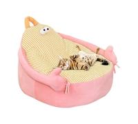 Dog Bed - Plush Dog Cat Pet Couch | Cute Cartoon Pet Cuddler Calming Sleeping Sofa Nest Furniture for Living Room Outdoor Patio Kennel Floor Bedroom