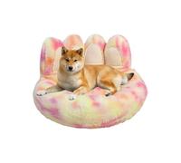 Dog Bed - Soft Soothing Cat Beds with Non-Slip Backing, Soothing Warming Cuddle Bed, Warming Sofa, Couch, Nest Furniture for Sleeping Pets for Cages, Bedroom, Zw