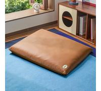 Dog Bed, Waterproof Soft Kennel Pads Large, Reversible Dog Crate Mattress with Removable Cover, Summer Pet Sleeping Mattress Kennel, Pet Bed for Small Medium Large Dogs Cats (Brown,80 x 60 x 2 cm)