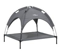 Dog Bed With Canopy Anthracite Oxford Fabric And Steel