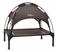 Dog Bed with Canopy Elevated Dog Cot Anthracite Oxford Fabric and Steel vidaXL