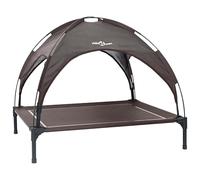 Dog Bed with Canopy Elevated Dog Cot Anthracite Oxford Fabric and Steel vidaXL