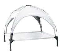 Dog Bed with Canopy Elevated Dog Cot Anthracite Oxford Fabric and Steel vidaXL