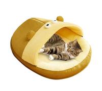 Dog Bed With Cover Cave,Cat Caves | Slipper Design Washable Soft Warm Nesting For Small Breeds Large Breeds Kittens Puppies Anxious Pets Winter Apartment Indoor Outdoor Crate