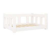 Dog Bed Wooden Pet Bed Dog Sofa Puppy Dog Pet Couch Solid Wood Pine vidaXL