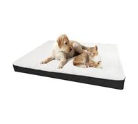 Dog Beds for Large Dogs, It Features Removable and Washable Waterproof Fabric Layer and Soft and Comfortable Egg Shaped Memory Foam Surface, Dog Bed Mats. 76 x 51 x 7.5 cm