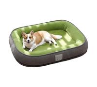 Dog Beds for Small and Medium - Sized Pets, Washable Pet Sleeping Mat, All - Season Dog Crate Pad with Detachable Inner Core, Memory Foam Comfort for Dogs and Cats, Anti - Slip Cat Nest, Green (XL)