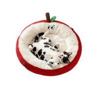 Dog Beds - Semi-closed Winter Sleeping Nest | Cute House Cushion Cat Comfortable Shelter The Bedroom Living Room Indoor Pets Design The Rest Area Pets Company A