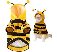 Dog Bee Hoodies, Halloween Pet Bee Costume Hoodies, Cat Dog Clothing Cute Dress Up Costume Apparel Coat Clothes Pet Supplies, For Small Medium Dogs, Kitten, Puppy