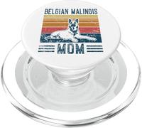 Dog Belgian Malinois Mom - Vintage Belgian Malinois Mom PopSockets PopGrip for MagSafe