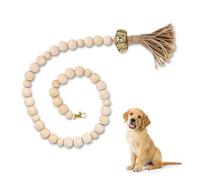 Dog Bell for Door Potty Training Cotton Hand Woven Dog Doorbell Cat Dog Bead Doorbell for Small Medium and Large Dogs to Go Outside Pet Supplies