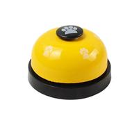 Dog Bell for Door Potty Training, Pet Bells for Dogs to Ring to Go Outside, Premium Quality Loud and Crisp Doorbell, Puppy and Cat Communication Device (Yellow)