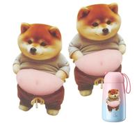 Dog Belly Sticker Decorative Dog Sticker 3D Belly Sticker for Mobile Phone Notebook Diaries Laptops Class Awards Kids Adults