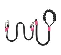 Dog Belt - 70.87 Inch Dog Coupling | Double Rope Splitter with Adjustable Length Connector | Running Control Accessories | Training, Running and Hiking Companion | S/M Tool for Handling With