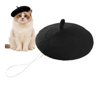 Dog Beret Hat - Adjustable Pet Hat - Costume Beret Hat, Suitable for Theatre Performance, Holiday Party, Cosplay, Stage Shows, Family Reunions, Masquerade, Festivals and