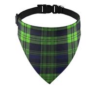 Dog Bib Lightweight Adjustable Buckle All Breeds Engagement Gift Bold Tartan