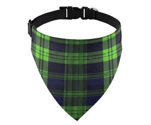 Dog Bib Lightweight Adjustable Buckle All Breeds Engagement Gift Bold Tartan