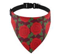 Dog Bib Lightweight D-Ringing All Breeds Outdoor Walking Bold Red Rose
