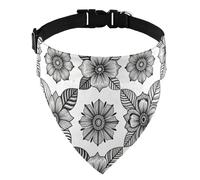 Dog Bib Lightweight No Chafing All Breeds Pet Accessories Monochrome Floral