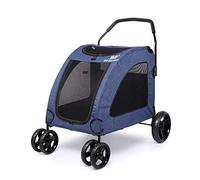 Dog Bicycle Carriers Trailers Giant Dog Injured Dog Pet Buggy Pushchairs Stroller Disabled Folding Cart (Green)