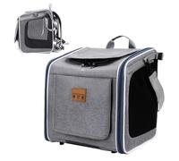 Dog Bike Basket - 36 x 36 x 25 cm, Folding Bicycle Handlebar, Pet Backpack | Outdoor & Indoor Camping, Walking, Hiking, Urban Travel, Grocery Store