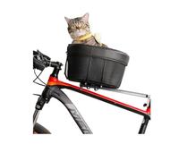 Dog Bike Basket - Multi-purpose Pet Bicycle Front Carrier Backpack, Removable, for Travel, Hiking & Camping