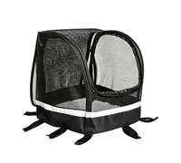 Dog Bike Carrier | Pet Bicycle Handlebar Carrier with Window | Bicycle Handle Dog Basket | for Urban Outdoor Commuting Road Trip Camping Hiking Daily Leisure