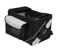 Dog Bike Handlebar Basket, Durable 15x11x9.8inch Dog Bicycle Carrier Oxford Cloth Waterproof Detachable Bike Dog Bag for Small Medium Pet Dogs