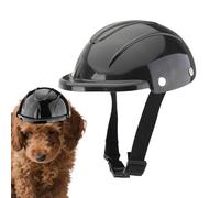 Dog Bike Helmet - Protective Adjustable Pet Helmet | Windproof Sun Protection Hat for Puppy Small Dog Cat Cycling Hiking Driving Adventure