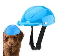 Dog Bike Helmet - Protective Adjustable Pet Helmet | Windproof Sun Protection Hat for Puppy Small Dog Cat Cycling Hiking Driving Adventure