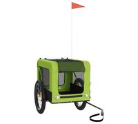 Dog Bike Trailer Bicycle Trailer Bike Carriage Oxford Fabric and Iron vidaXL