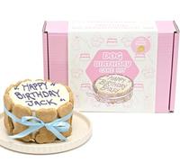 Dog Birthday Cake Mix Kit, Four Legged Fancies Bone Bonanza Birthday Cake Baking Kit for Dog/Puppy | Peanut Butter Flavoured with Tools & Ingredients, Easy Baking at Home (Bone Bonanza, Peanut Butter)
